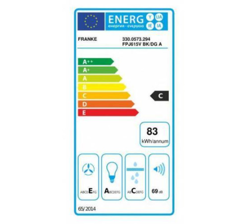 Вытяжка Franke FPJ 615 V BK/DG