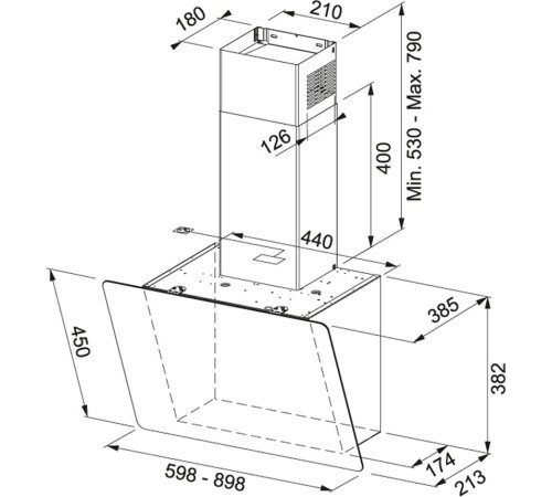 Вытяжка Franke FPJ 615 V BK/DG