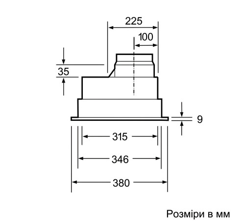 Вытяжка Bosch DHL 555B L