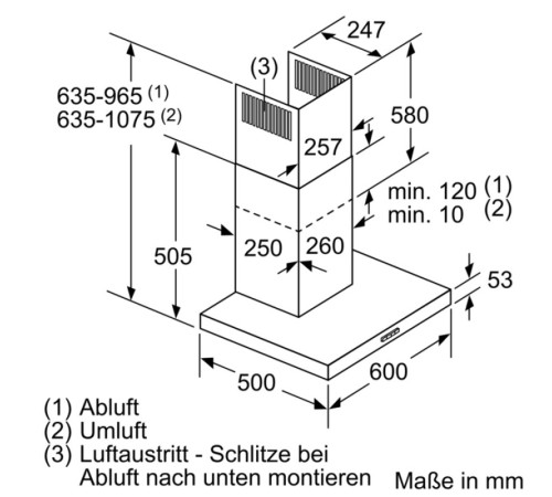 Вытяжка Bosch DWB66DM50