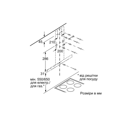Вытяжка Bosch DWB66DM50