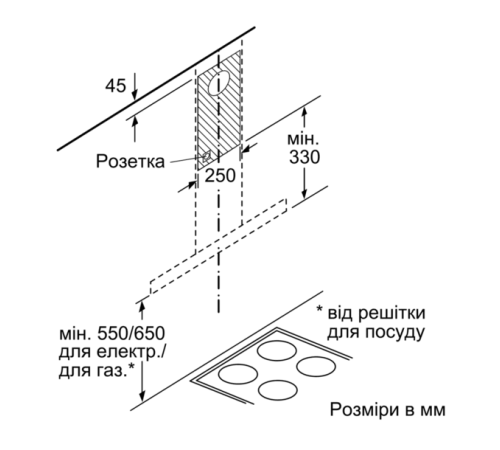 Вытяжка Siemens LC66BHM50