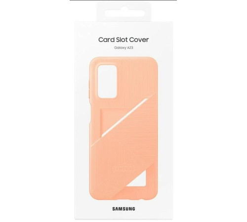 Чехол Samsung Card Slot Cover для смартфону Galaxy A23 (A235) Peach