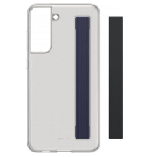 Чехол Samsung Clear Strap Cover для смартфону Galaxy S21 FE (G990) Dark Gray