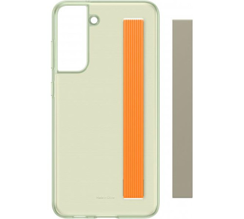Чехол Samsung Clear Strap Cover для смартфону Galaxy S21 FE (G990) Olive Green