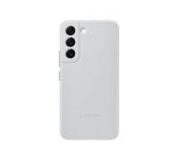 Чехол Samsung Leather Cover для смартфону Galaxy S22 (S901) Light Gray