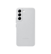 Чехол Samsung Leather Cover для смартфону Galaxy S22 (S901) Light Gray
