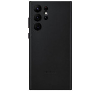 Чохол Samsung Leather Cover для смартфону Galaxy S22 Ultra (S908) Black