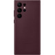 Чехол Samsung Leather Cover для смартфону Galaxy S22 Ultra (S908) Burgundy