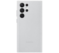 Чехол Samsung Leather Cover для смартфону Galaxy S22 Ultra (S908) Light Gray
