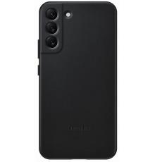 Чехол Samsung Leather Cover для смартфону Galaxy S22+ (S906) Black