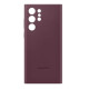 Чехол Samsung Silicone Cover для смартфону Galaxy S22 Ultra (S908) Burgundy