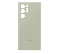 Чехол Samsung Silicone Cover для смартфону Galaxy S22 Ultra (S908) Olive Green