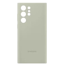 Чехол Samsung Silicone Cover для смартфону Galaxy S22 Ultra (S908) Olive Green