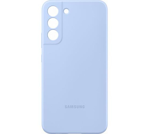 Чехол Samsung Silicone Cover для смартфону Galaxy S22+ (S906) Artic Blue