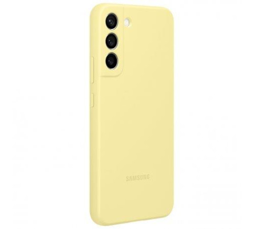Чехол Samsung Silicone Cover для смартфону Galaxy S22+ (S906) Butter Yellow