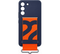 Чехол Samsung Silicone with Strap Cover для смартфону Galaxy S22 (S901) Navy