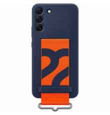 Чехол Samsung Silicone with Strap Cover для смартфону Galaxy S22+ (S906) Navy