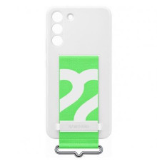 Чехол Samsung Silicone with Strap Cover для смартфону Galaxy S22+ (S906) White