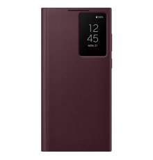 Чехол Samsung Smart Clear View Cover для смартфону Galaxy S22 Ultra (S908) Burgundy