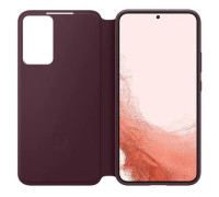 Чехол Samsung Smart Clear View Cover для смартфону Galaxy S22+ (S906) Burgundy