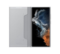 Чохол Samsung Smart LED View Cover для смартфону Galaxy S22 Ultra (S908) Light Gray