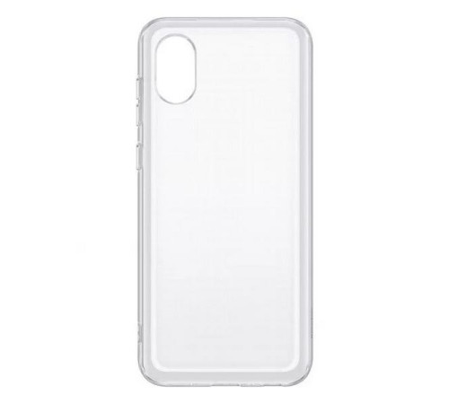 Чохол Samsung Soft Clear Cover для смартфону Galaxy A03 Core (A032) Transparent