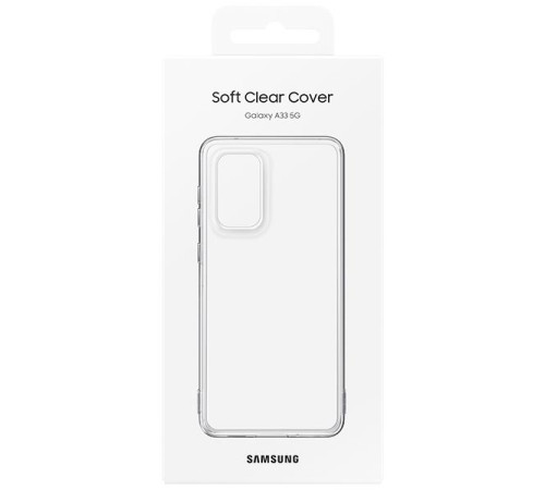 Чехол Samsung Soft Clear Cover для смартфону Galaxy A33 (A336) Transparent
