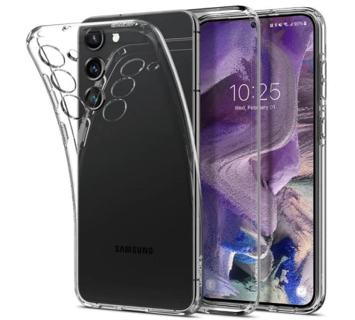 Чехол Spigen для Samsung Galaxy S23 Crystal Flex, Crystal Clear