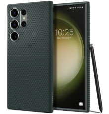 Чехол Spigen для Samsung Galaxy S23 Ultra Liquid Air, Abyss Green