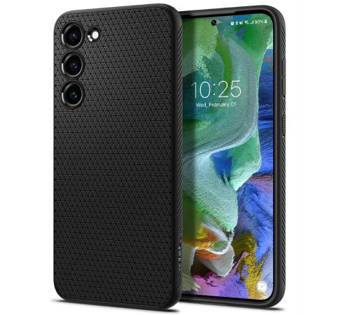 Чехол Spigen для Samsung Galaxy S23+ Liquid Air, Matte Black