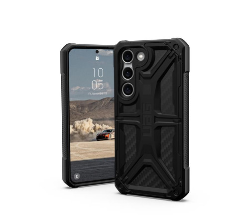 Чехол UAG для Samsung Galaxy S23 Monarch, Carbon Fiber