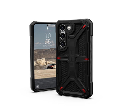 Чехол UAG для Samsung Galaxy S23 Monarch, Kevlar Black