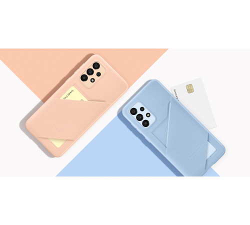 Чехол Samsung Card Slot Cover для смартфону Galaxy A13 (A135) Artic Blue