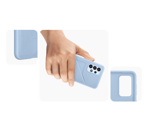 Чехол Samsung Card Slot Cover для смартфону Galaxy A13 (A135) Artic Blue