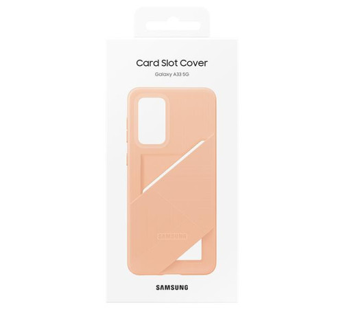 Чехол Samsung Card Slot Cover для смартфону Galaxy A33 (A336) Peach