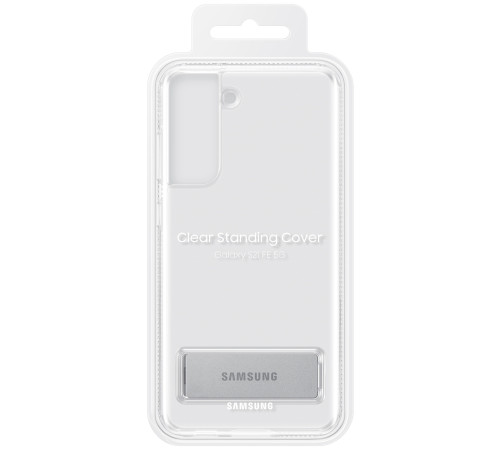 Чехол Samsung Clear Standing Cover для смартфону Galaxy S21 FE (G990) Transparent