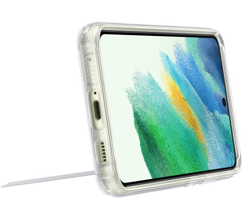 Чехол Samsung Clear Standing Cover для смартфону Galaxy S21 FE (G990) Transparent