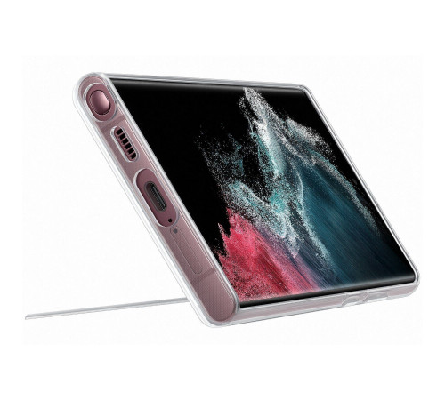 Чехол Samsung Clear Standing Cover для смартфону Galaxy S22 Ultra (S908) Transparency