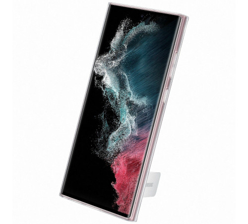 Чехол Samsung Clear Standing Cover для смартфону Galaxy S22 Ultra (S908) Transparency