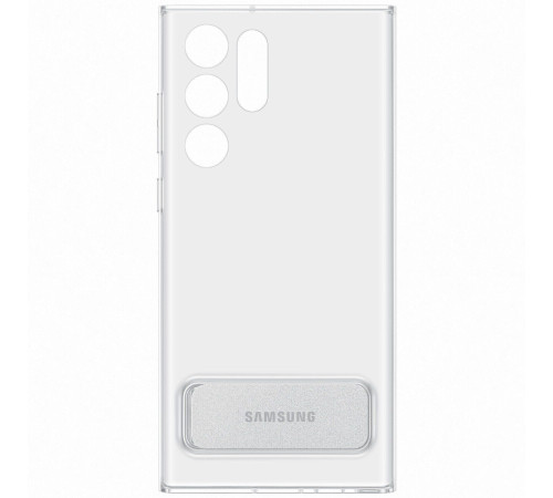 Чехол Samsung Clear Standing Cover для смартфону Galaxy S22 Ultra (S908) Transparency