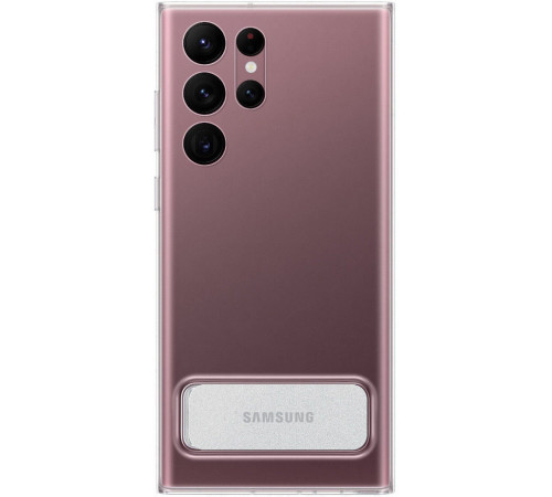 Чехол Samsung Clear Standing Cover для смартфону Galaxy S22 Ultra (S908) Transparency