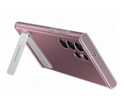 Чехол Samsung Clear Standing Cover для смартфону Galaxy S22 Ultra (S908) Transparency