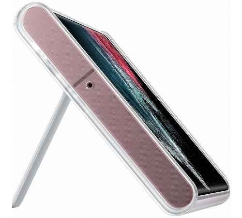Чехол Samsung Clear Standing Cover для смартфону Galaxy S22 Ultra (S908) Transparency