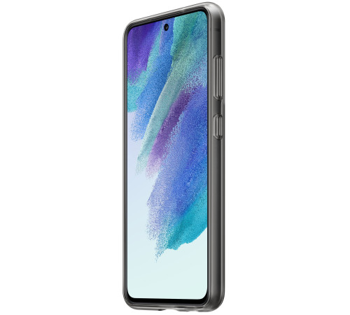 Чехол Samsung Clear Strap Cover для смартфону Galaxy S21 FE (G990) Dark Gray