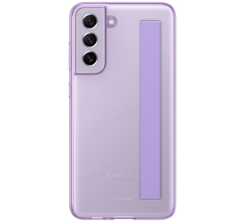 Чехол Samsung Clear Strap Cover для смартфону Galaxy S21 FE (G990) Lavender