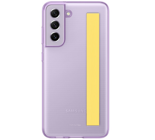 Чехол Samsung Clear Strap Cover для смартфону Galaxy S21 FE (G990) Lavender