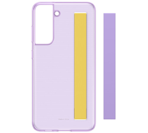 Чехол Samsung Clear Strap Cover для смартфону Galaxy S21 FE (G990) Lavender