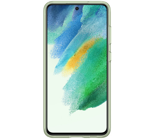 Чехол Samsung Clear Strap Cover для смартфону Galaxy S21 FE (G990) Olive Green
