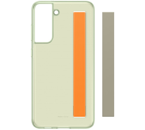 Чехол Samsung Clear Strap Cover для смартфону Galaxy S21 FE (G990) Olive Green